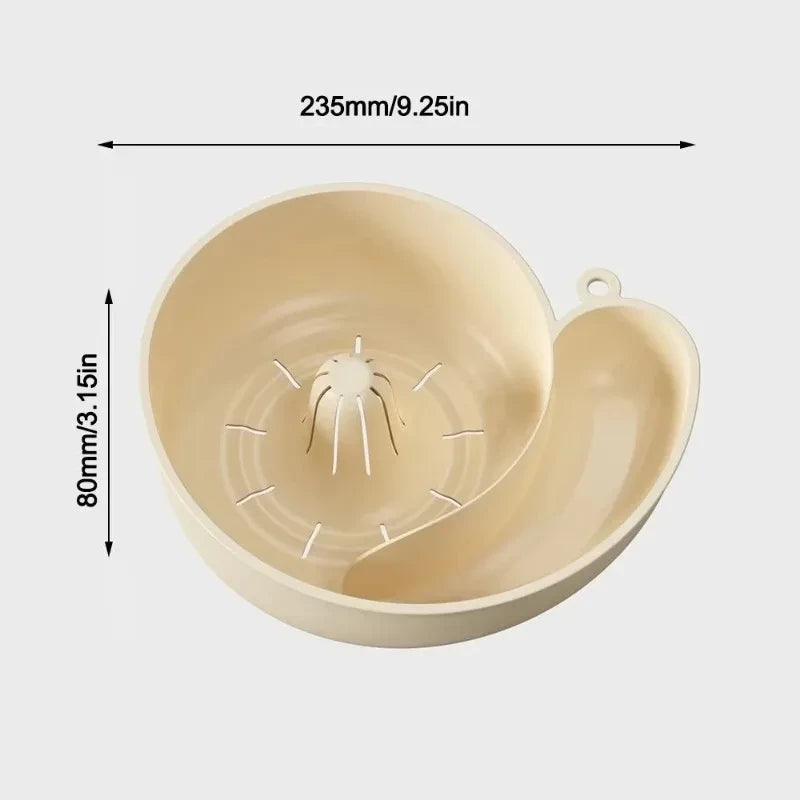 Snail Shape Vegetable Drainer